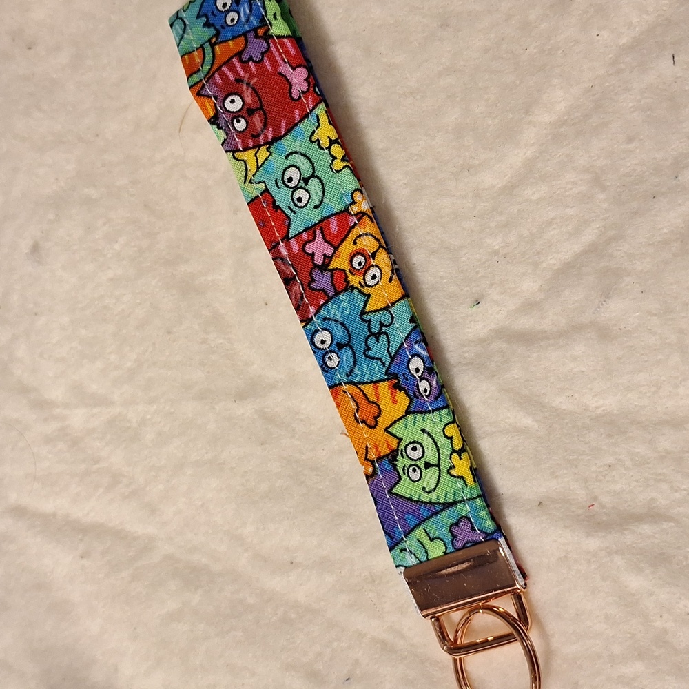 Crazy Cats Pattern Key Holder